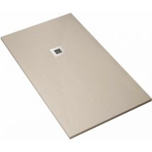 Bonussi - Piatto Doccia in Pietra 75x90 cm Ardesia Everest Crema