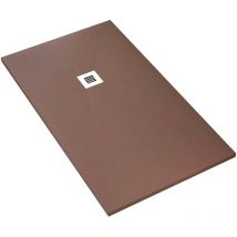 Bonussi - Piatto Doccia 100x100 cm in Pietra Everest Marrone