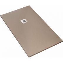 Bonussi - Piatto Doccia 70x190 cm in Pietra Everest Moka
