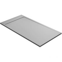 Bonussi - Piatto Doccia 90x200 cm in Pietra Kamet Grigio Chiaro