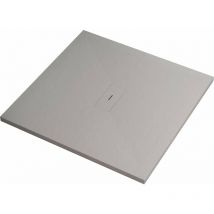 Bonussi - Piatto Doccia in Pietra 80x100 cm Manila Grigio Chiaro