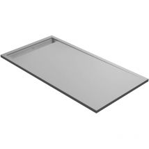 Bonussi - Piatto Doccia 70x130 cm in Pietra Trivor Grigio Chiaro