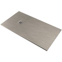 Pedrinelli - Piatto Doccia in Pietra 100x180 cm Ardesia Stone Side Cemento