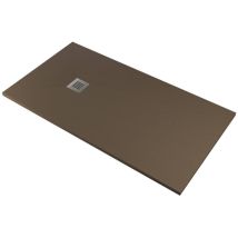 Pedrinelli - Piatto Doccia In Pietra 90x160 Cm Ardesia Stone Side Tortora