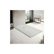 Bathme - Piatto doccia in resina - Larghezza 80 - Arena Ral-7035 - 80x190 cm