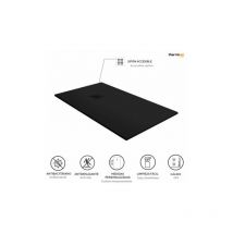 Bathme - Piatto doccia in resina - Larghezza 70 - Panna Ral-1013 - 70x130 cm