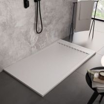 Olimpo Docce - Piatto doccia bianco con scarico laterale piletta gratis star prestige, seleziona misura 70x120