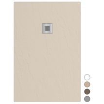 Linph - Piatto doccia mod. estasi rettangolare Tortora - cm 70 x 80