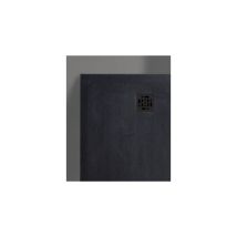 Ceramica Globo - Piatto doccia nero 80x100 cm Globo serie Docciapietra DP10080504 Nero - Mineralsolid