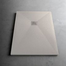 Piatto Doccia Pietrablu Trendy, Dim. 80 X 100 X H.3 Cm - Colore Ghiaia Ral 7044 89614440-1003