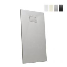 Piatto doccia resina filo pavimento rettangolare 140x80 Stone Colore: Grigio