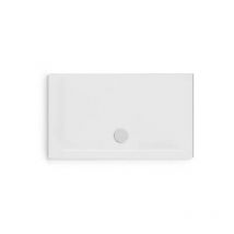 Piatto doccia rettangolare in ceramica modello squash h.4 cm 70x90 Ceramica Dolomite