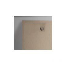 Ceramica Globo - Piatto doccia tortora 80x170 cm Globo serie Docciapietra DP17080505 Mineralsolid - Tortora