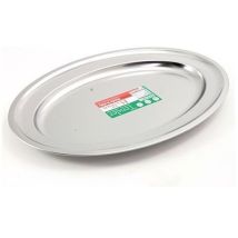 Piatto da portata ovale 47 cm – Acciaio inox – 3C CASA