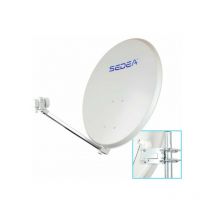 Parabola Quick in acciaio elettrozincato 85cm+Lnb SEDEA