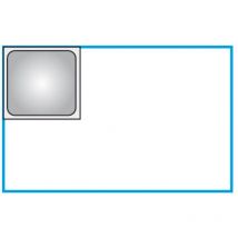 Bacinella Gastronorm 1/6 - in Acciaio Inox - h 2Cm - Piazza