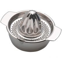 Piazza - Spremiagrumi, Acciaio Inox, Argento