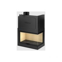 Piazzetta - camino a legna Ecodesign/ Versione destra- ma 283 d