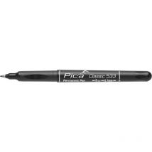 Permanent Pen 'f' 0,7mm Schwarz - Pica