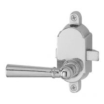 Clovan - picaporte cromo c1 derecha , Picaporte con manilla clásico de sobreponer C1Tamaño:100x40mmCromado-Apertura derecha