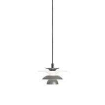 Belid - Picasso Plafón colgante cúpula 18 cm gris óxido, cable de encendido 1x G9