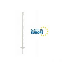 Picchetto di Messa a Terra Mobile in Plastica Basic Bianca ITALFROM H 105 cm per Recinzioni Elettriche Confezione 10 Pz.