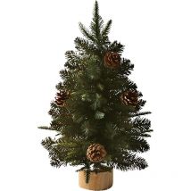 Piccolo albero di Natale, mini albero di Natale da 1,5 piedi, piccolo albero di Natale artificiale da tavolo per decorazioni natalizie