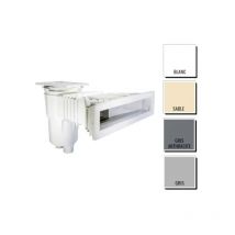 Astralpool - Skimmer ''miroir '' Norm xxl Astral - piscine béton/liner - Gris anthracite