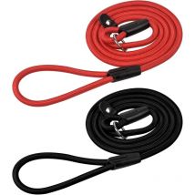 Ersandy - Pièces Corde Laisse Chien, Laisse de Chien en Nylon, Souple Solide Corde, Anti-Traction Laisse, Laisse Dressage Chien, Collier Laisse Chien