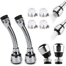 Parti Per Rubinetti A Risparmio Idrico, Aeratore Per Rubinetti, Prolunga Per Rubinetti, Ugello Con Filtro A Risparmio Idrico, Contiene 4 Tubi Di 
