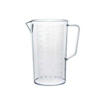 Pichet gradué 1,5 L – Polystyrène durable – Poignée ergonomique – Graduations imprimées – Cosmoplast