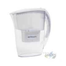 Suinga - Carafe Filtrante d'eau Orbegozo. Comprend 3 cartouche filtre eau robinet. réduit calcaire, chlore, certaines impuretés et métaux