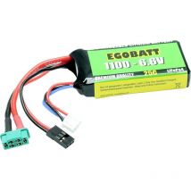 Batteria ricaricabile LiFe 6.6 v 1100 mAh Numero di celle: 2 25 c Softcase jr, mpx - Pichler