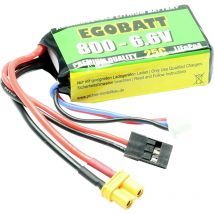 Modellbau Pack de batterie (LiFe) 6.6 v 800 mAh Nombre de cellules: 2 25 c Softcase jr, XT30 W399882 - Pichler