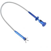Jeffergarden Pick Up Outil Multi Fonction Flexible Outil de Ramassage à Quatre Griffes (Aimant + 4 Griffes + LED Lumineux) Magnétique L à Ressort