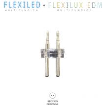 Picot de connexion tube flexilux/flexiled 13mm 2 voies EDM