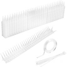 Pics Anti-Oiseaux, 5m Pointes Anti-Oiseaux, Pics Anti-Pigeons, Système Anti-Corbeaux, Contre Les Oiseaux Spikes Oiseau Safe pour Pigeons, Moineaux,