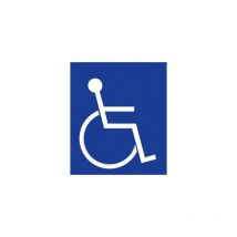 Picto handicapé pvc