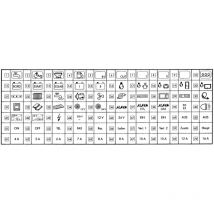 Votronic - pictogrammes adhésifs pour panneaux électriques