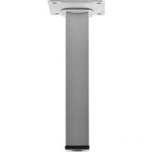 Masidef - Pie de mueble cromado 25x25mm H.500mm placa element system (Por 4)