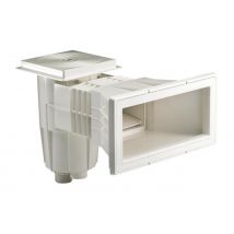 Astralpool - Pièce à sceller piscine - Skimmer standard grande meurtrière - béton - Blanc de