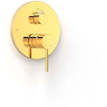 Tres - Pièce Apparente Pour Boîtier Encastré Rapid-box 2 Voiespièce Apparente Or 24k 26228110or