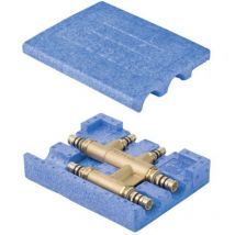 Geberit - Piece de jonction en t Mepla avec boite isolante d20-16-20
