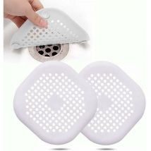Ymyny - Piece Silicone Drain Cover with Suction Cup for Kitchen Sink, Bathtub Drain Cover, Kitchen Sink and Bathroom Drain Cover, White