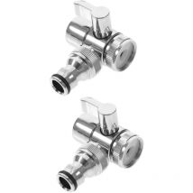 Sunxury - Pièces adaptateur de tuyau d'eau jouets tuyau portatif robinet d'évier durite fixation du tuyau d'évier diviseur de ligne d'eau Séparateur