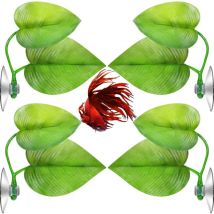Pieces Betta Bed Leaf Hammock for Betta Fish, Lightweight and Realistic Resting Spot