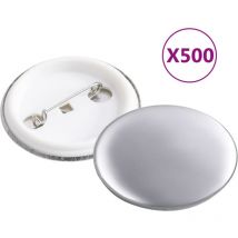 Torana - Pièces de boutons à épingle 500 ensembles 37 mm