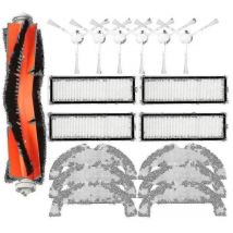 Fei Yu - Pièces de rechange pour aspirateur robot Bot D10 Plus Rls3d, brosse latérale principale, filtre Hepa, chiffon de nettoyage