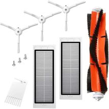 Ersatzteile für Staubsauger Xiaomi Roborock S50, S51, S55, S5 Max, S6, S60, S65, 10-teiliges Zubehörset – Hauptbürste, Seitenbürste, Hepa-Filter für