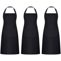 Pièces de tabliers réglables avec poches, tabliers de cuisine, tabliers de cuisine, tabliers de cuisine, utilisés dans les cuisines, les restaurants